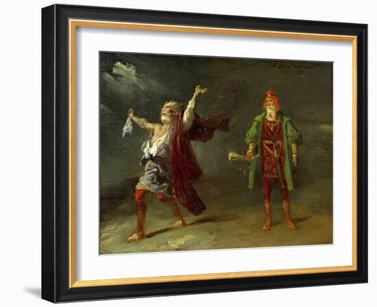 Scene from King Lear-Louis Boulanger-Framed Giclee Print