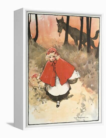 Scene from Little Red Riding Hood, 1900-Tom Browne-Framed Premier Image Canvas