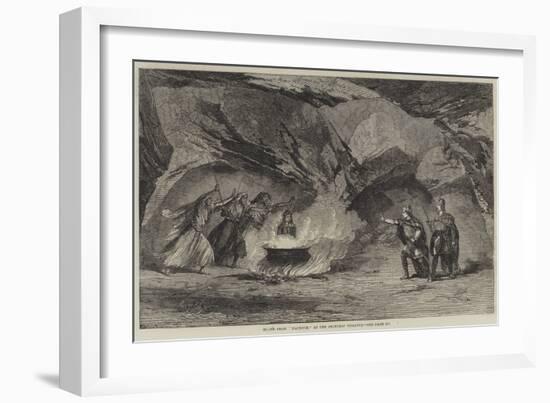 Scene from Macbeth, at the Princess' Theatre-null-Framed Giclee Print