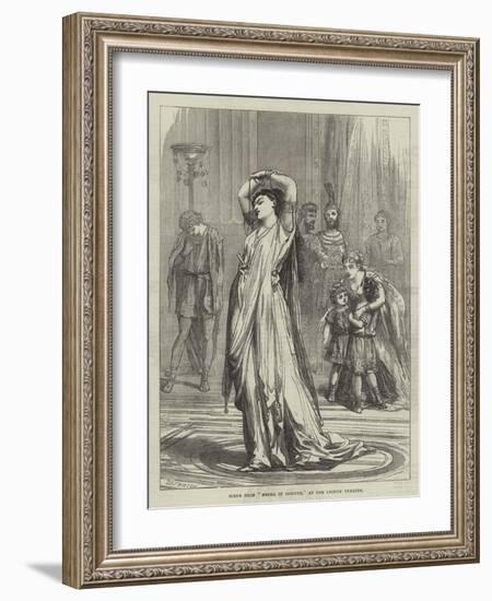 Scene from Medea in Corinth, at the Lyceum Theatre-David Henry Friston-Framed Giclee Print