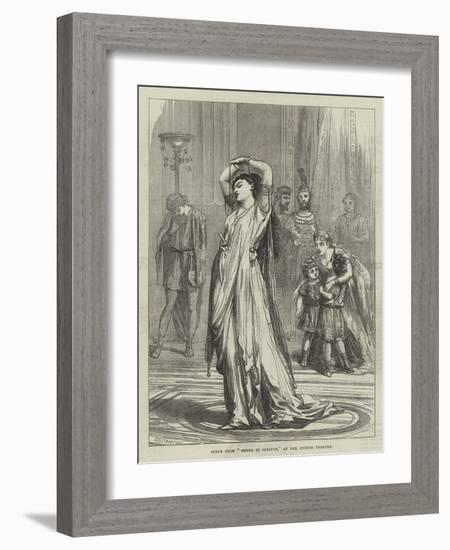 Scene from Medea in Corinth, at the Lyceum Theatre-David Henry Friston-Framed Giclee Print