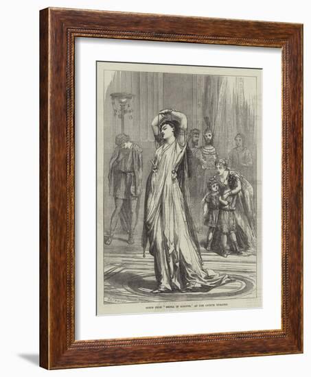 Scene from Medea in Corinth, at the Lyceum Theatre-David Henry Friston-Framed Giclee Print