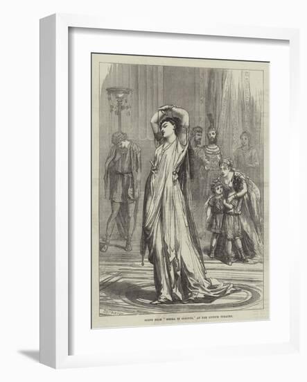 Scene from Medea in Corinth, at the Lyceum Theatre-David Henry Friston-Framed Giclee Print