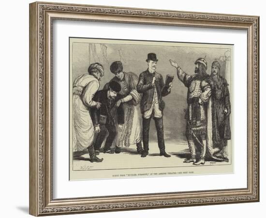 Scene from Michael Strogoff, at the Adelphi Theatre-Francis S. Walker-Framed Giclee Print