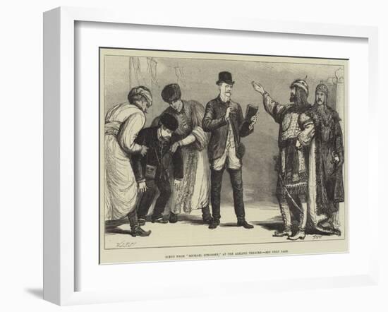 Scene from Michael Strogoff, at the Adelphi Theatre-Francis S. Walker-Framed Giclee Print