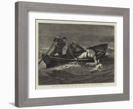 Scene from Mr Charles Reade's New Drama, The Scuttled Ship, at the Olympic Theatre-Arthur Hopkins-Framed Giclee Print