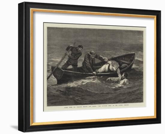 Scene from Mr Charles Reade's New Drama, The Scuttled Ship, at the Olympic Theatre-Arthur Hopkins-Framed Giclee Print