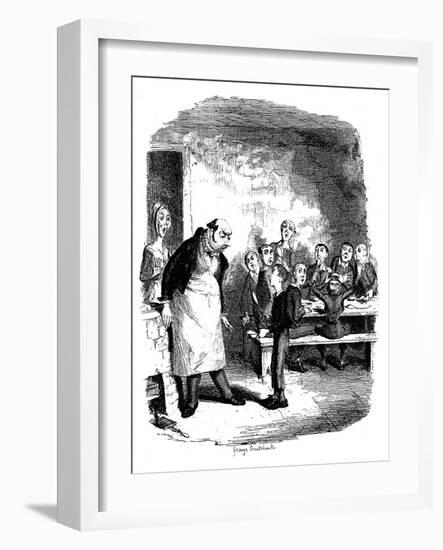 Scene from Oliver Twist by Charles Dickens, 1836-James Mahoney-Framed Giclee Print