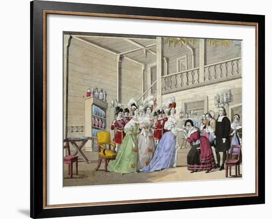 Scene from Opera I Puritani-null-Framed Giclee Print