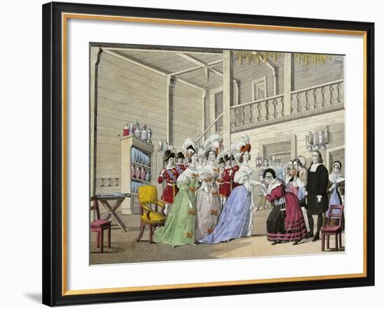 Scene from Opera I Puritani-null-Framed Giclee Print