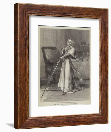 Scene from Richelieu, at the Lyceum Theatre-David Henry Friston-Framed Giclee Print