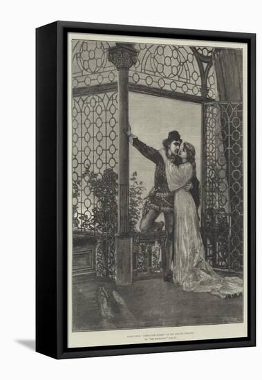 Scene from Romeo and Juliet, at the Lyceum Theatre-Amedee Forestier-Framed Premier Image Canvas