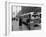 Scene from Seattle During Free Ride Day, with People Boarding a Bus-null-Framed Photographic Print