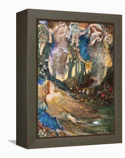 Scene from Shakespeare's a Midsummer Night's Dream-null-Framed Premier Image Canvas