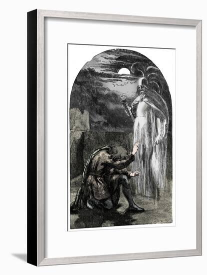 Scene from Shakespeare's Hamlet, 19th century-Unknown-Framed Giclee Print