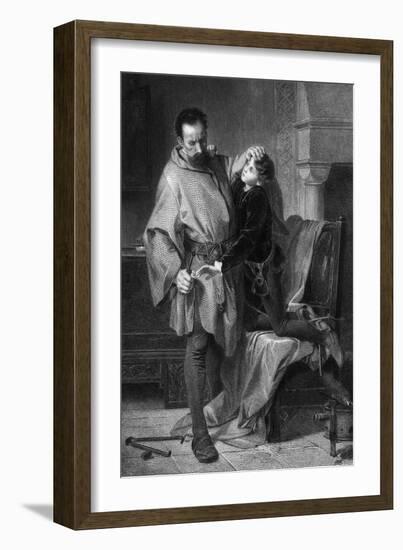 Scene from Shakespeare's King John-M Adamo-Framed Art Print