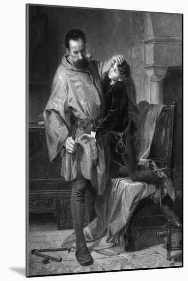 Scene from Shakespeare's King John-M Adamo-Mounted Art Print