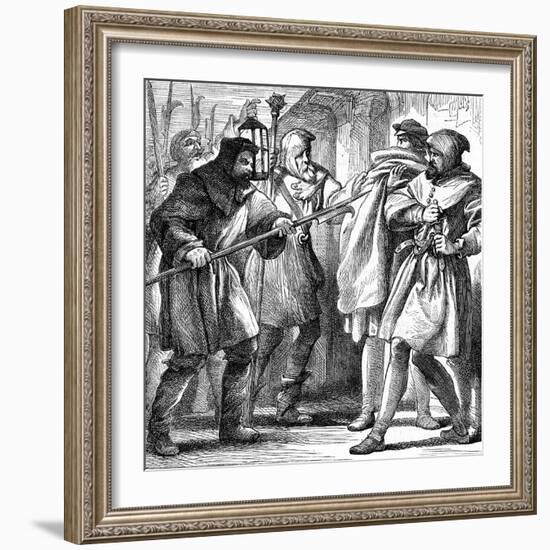 Scene from Shakespeare's Much Ado About Nothing, 1870-Henry Courtney Selous-Framed Giclee Print