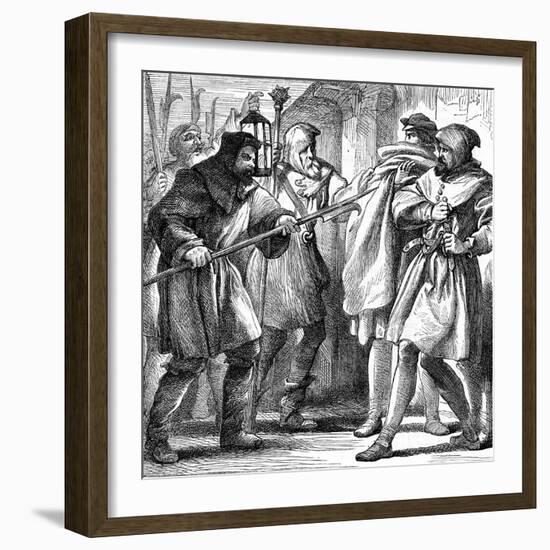 Scene from Shakespeare's Much Ado About Nothing, 1870-Henry Courtney Selous-Framed Giclee Print