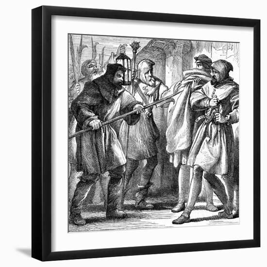 Scene from Shakespeare's Much Ado About Nothing, 1870-Henry Courtney Selous-Framed Giclee Print