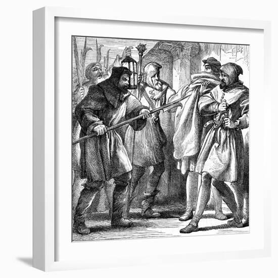 Scene from Shakespeare's Much Ado About Nothing, 1870-Henry Courtney Selous-Framed Giclee Print