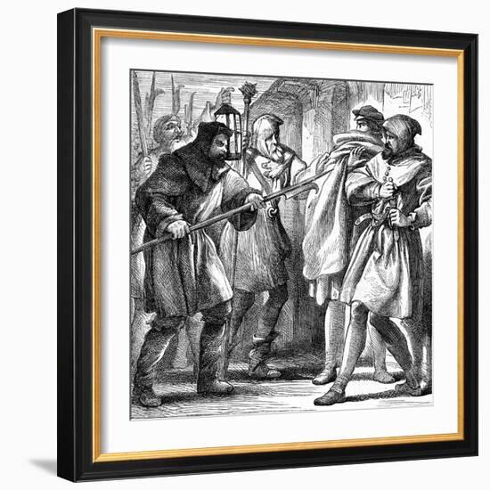 Scene from Shakespeare's Much Ado About Nothing, 1870-Henry Courtney Selous-Framed Giclee Print