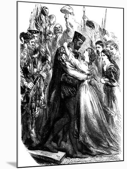 Scene from Shakespeare's Othello, 19th Century-null-Mounted Giclee Print