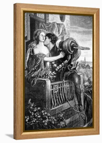 Scene from Shakespeare's Romeo and Juliet, C1860S-Ford Madox Brown-Framed Premier Image Canvas