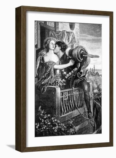 Scene from Shakespeare's Romeo and Juliet, C1860S-Ford Madox Brown-Framed Giclee Print