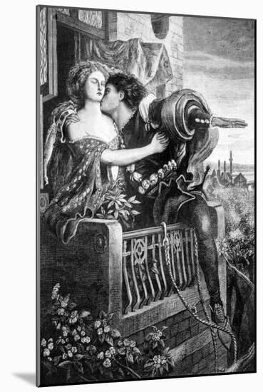 Scene from Shakespeare's Romeo and Juliet, C1860S-Ford Madox Brown-Mounted Giclee Print