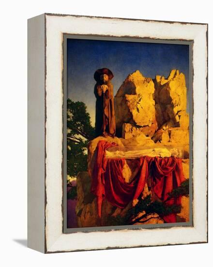 Scene from Snow White-Maxfield Parrish-Framed Stretched Canvas