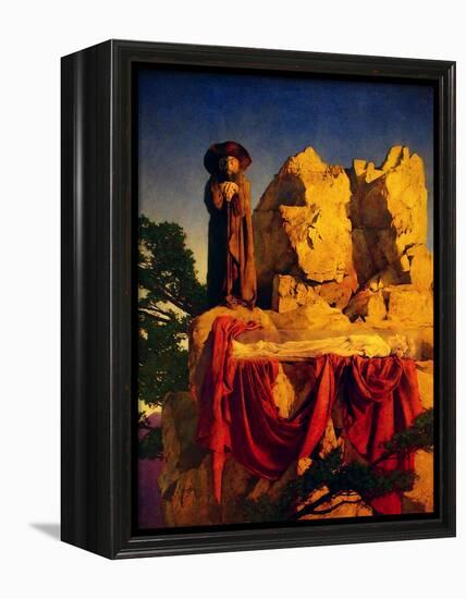 Scene from Snow White-Maxfield Parrish-Framed Stretched Canvas