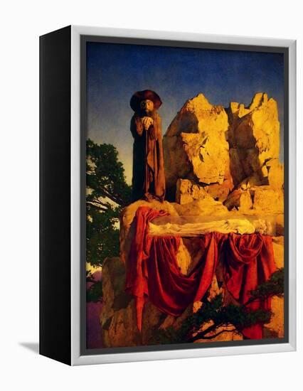 Scene from Snow White-Maxfield Parrish-Framed Stretched Canvas