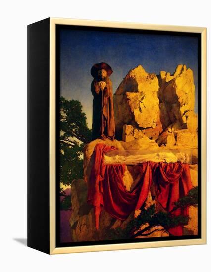 Scene from Snow White-Maxfield Parrish-Framed Stretched Canvas