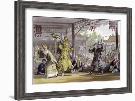 Scene from Spectacle Sun Moon-Thomas Allom-Framed Art Print