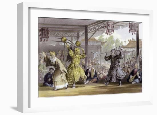 Scene from Spectacle Sun Moon-Thomas Allom-Framed Art Print