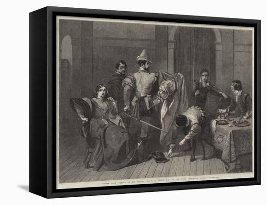 Scene from Taming of the Shrew-Charles Robert Leslie-Framed Premier Image Canvas