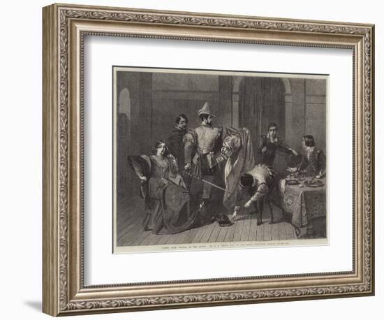 Scene from Taming of the Shrew-Charles Robert Leslie-Framed Giclee Print