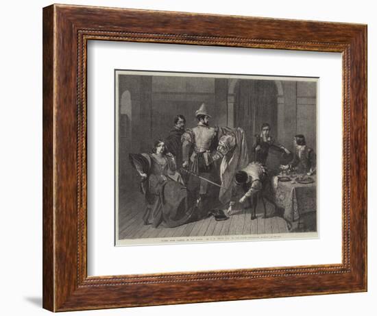 Scene from Taming of the Shrew-Charles Robert Leslie-Framed Giclee Print