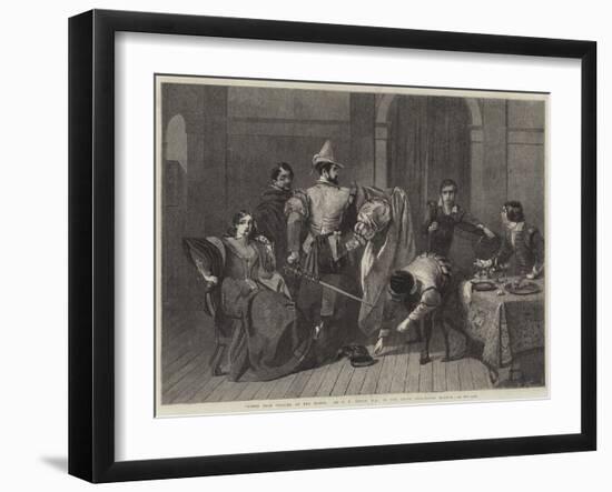 Scene from Taming of the Shrew-Charles Robert Leslie-Framed Giclee Print