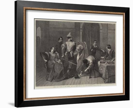 Scene from Taming of the Shrew-Charles Robert Leslie-Framed Giclee Print