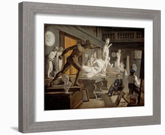 Scene from the Academy in Copenhagen-Knud Baade-Framed Giclee Print