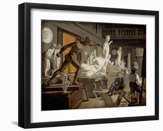 Scene from the Academy in Copenhagen-Knud Baade-Framed Giclee Print