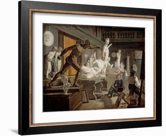 Scene from the Academy in Copenhagen-Knud Baade-Framed Giclee Print