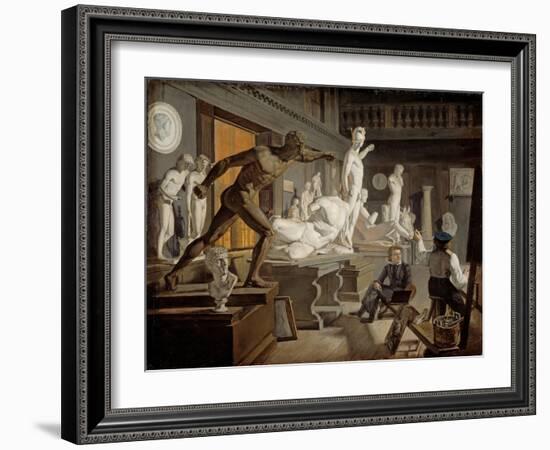 Scene from the Academy in Copenhagen-Knud Baade-Framed Giclee Print