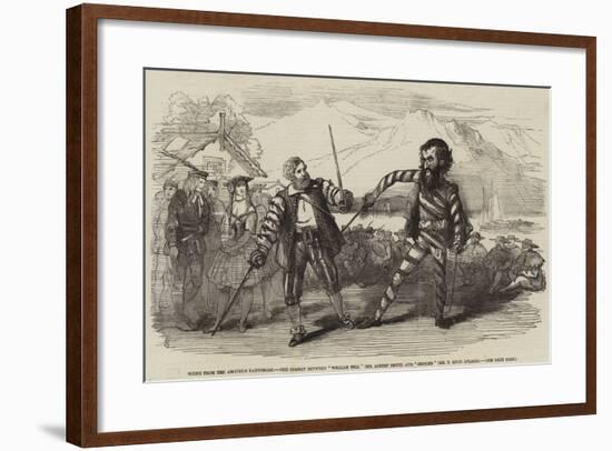 Scene from the Amateur Pantomime-null-Framed Giclee Print