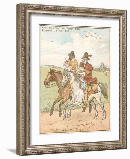 Scene from the Babes in the Wood, 1878-Randolph Caldecott-Framed Giclee Print