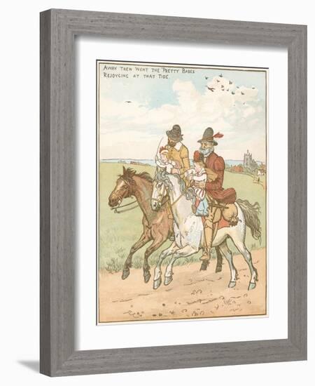 Scene from the Babes in the Wood, 1878-Randolph Caldecott-Framed Giclee Print