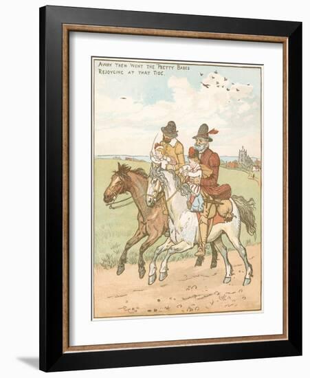 Scene from the Babes in the Wood, 1878-Randolph Caldecott-Framed Giclee Print