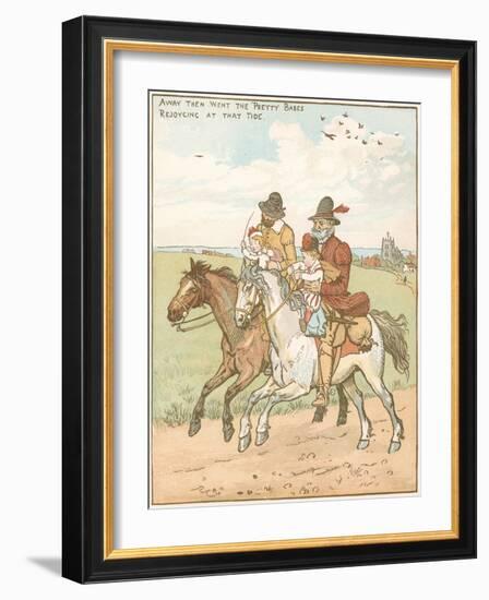 Scene from the Babes in the Wood, 1878-Randolph Caldecott-Framed Giclee Print